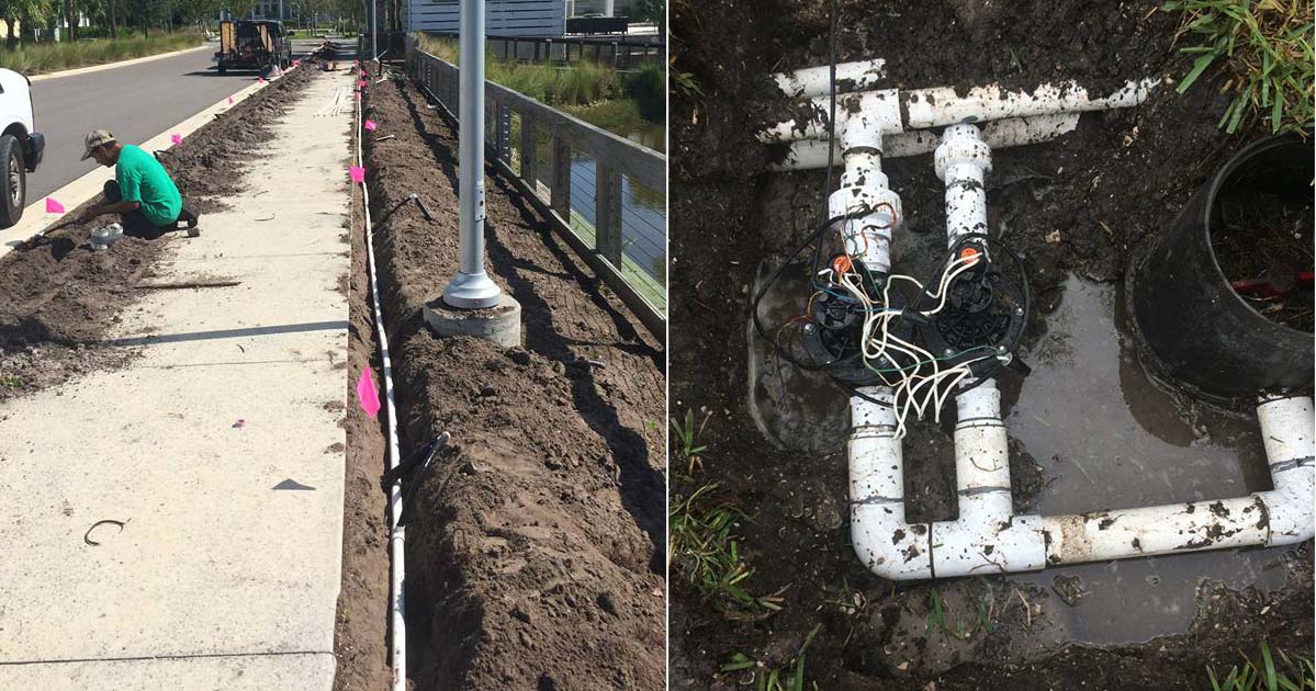 New irrigation installations and sprinkler repair