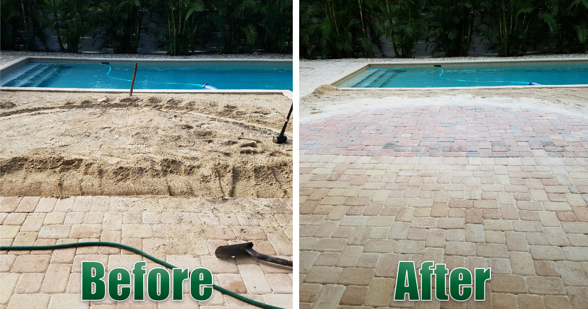 Hardscape patio raised flower beds remodel