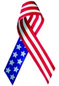 USA support our troops ribbon USA support our troops ribbon